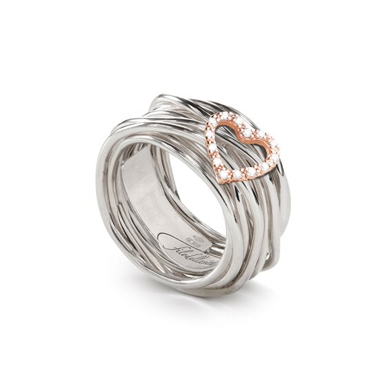 Ring Rubinia Woman in Silver AN330A-RBT - AN330A-RBT